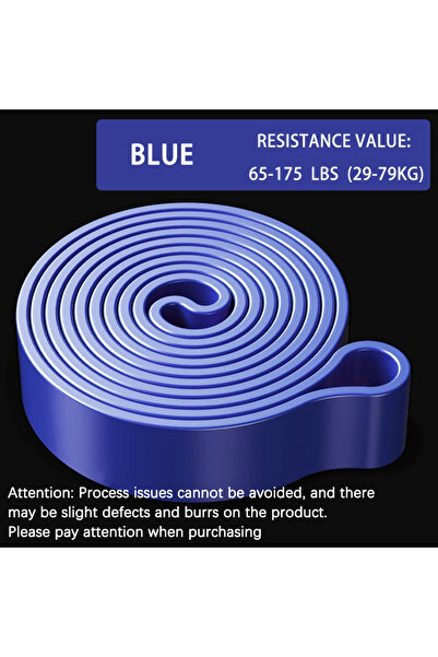 Choice8 Blue 175BL Resistance Band Set Pull Up Assistance Bands Stretch Band ...