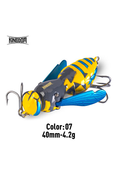 Kingdom 40mm-4.2g-07 Fishing Lures Artificial Bait 4.2g 40mm 6.6g 48mm Floati...