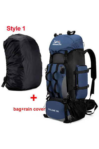 Choice DBU ad cover style 1 90L Waterproof Hiking Camping Backpack Trekking B...