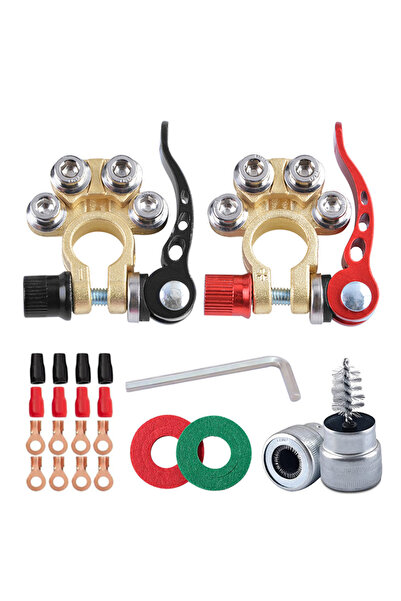 choice2 Style 4 Car Terminal Quick Release Disconnect Terminals Copper Wire L...