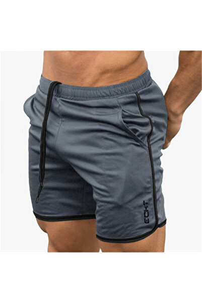 Choice XL Grey 2024 NEW Summer Running Shorts Men Sports Jogging Fitness Shor...
