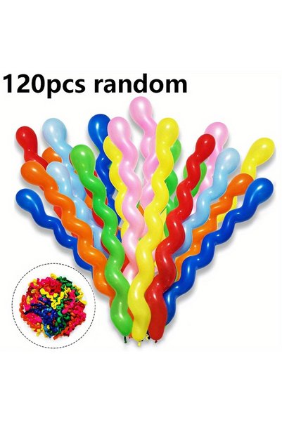 choice2 32inch 120pcs random 30/60/120pcs 31.5" Colorful Long Spiral Balloon ...