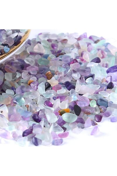 Choice Colorful Fluorite 100g Amethyst/Colorful Fluorite/Botswana Agate Semi ...