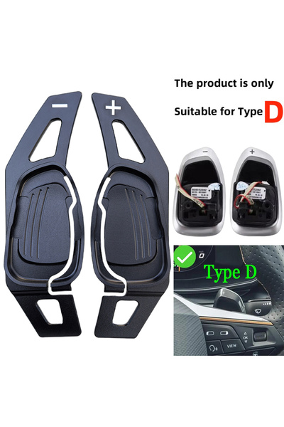 Choice Black for Type D Car Steering Wheel Shift Paddle For Cupra Formentor L...