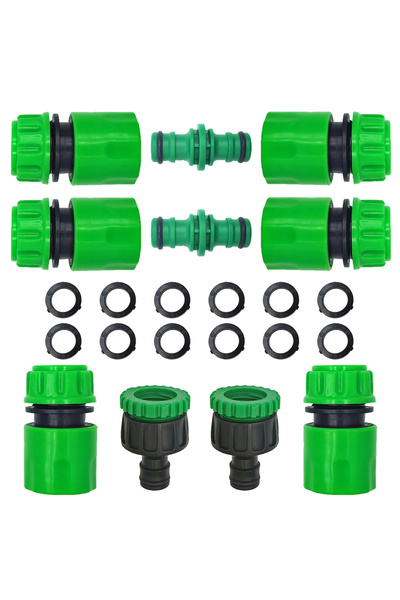 Choice 1/2'' Combination A Garden Watering Hose ABS Quick Connector 1/2” End ...