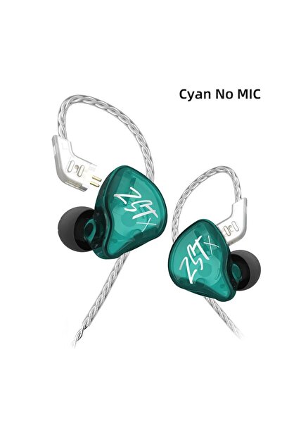 Choice ZSTX Cyan NOMIC KZ ZSTX 1DD+1BA Hybrid Driver In-ear Earphone Noise Ca...