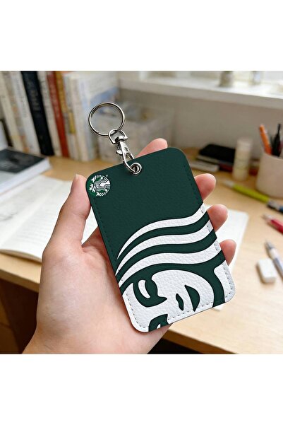 Choice7 z2 Cool S-Starbucks LOGO Badge Holder Keychain For Bank Business Work...