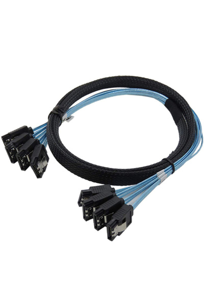 Choice 1m 4 sata to 4 sata 4/6 Pcs/Set Sata To Sata Cable 6 Ports/Set Date Ca...