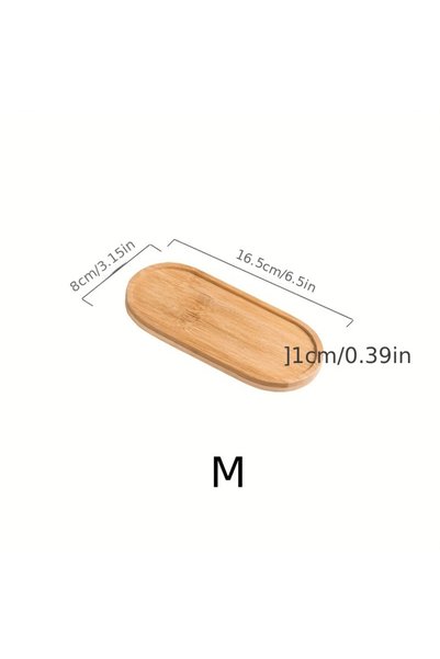 Choice M Wooden pallet rectangular base water tray basin support round small ...