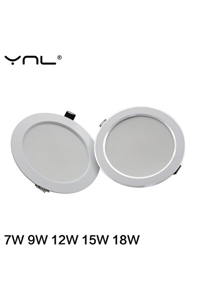 Choice Silver 12W Warm White 7W 9W 12W 15W 18W Spot LED Downlight AC 220V 240...