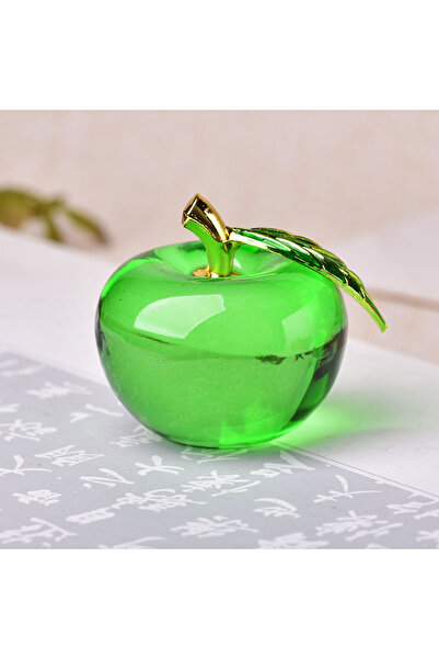 Choice 50x50x46mm green Ornaments Coloured Glaze Decoration Glass Home Decora...