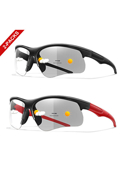 Choice BZ12-13 2 Packs LOISRUBY Photochromic Fishing Sunglasses for Men Women...