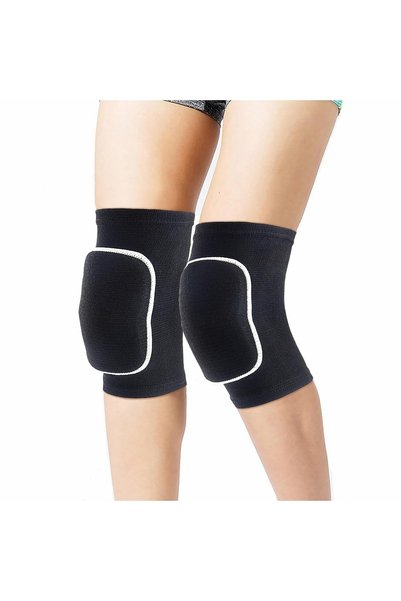 Choice19 S black white 1Pair Volleyball Knee Pads, Knee Pads Volleyball Girls...