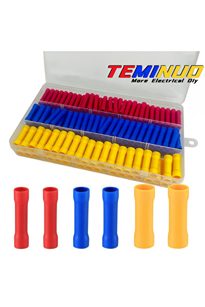choice2 160pcs-Mix In Box 60/80/160pcs Butt Splice Connectors Kit, 22-10AWG F...