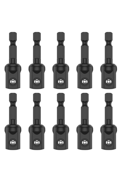 Choice 10PCS 10/20Pcs 1/2 inch Impact Socket Adapter Nut Driver Drill Bits He...