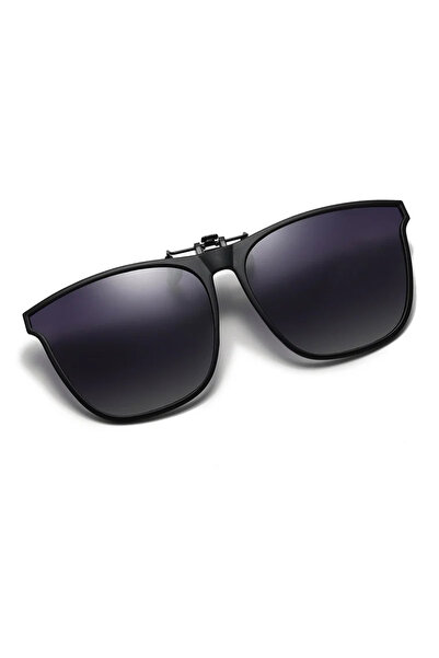 Choice Gradient Grey Fashionable TR Polarized Anti Glare Sunglasses Clip On D...