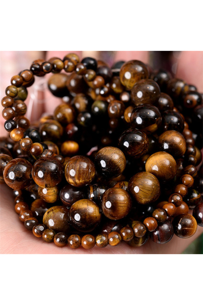 Choice96 6mm approx 61 beads Tiger Eye Natural Stone Beads Lava Jaspers Tiger...