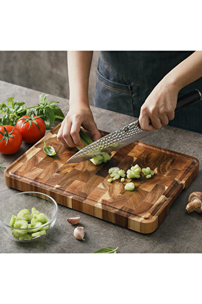 Choice1 250x350x26mm HEZHEN Cutting Board Premium Acacia Wood Splicing Kitche...