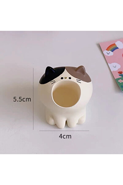 Choice3 Cat Nail Art Grinding Head Bit Holder Cute Nail Drill Bits Holder Con...