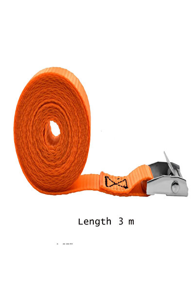 Choice orange 3m 1pcs Tie Down Straps Adjustable Lashing Straps Ratchet Strap...