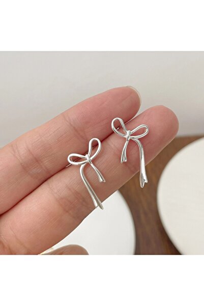 Choice Silver Fashion Gold Color Earrings for Women Bow Stud Nail Earring New...
