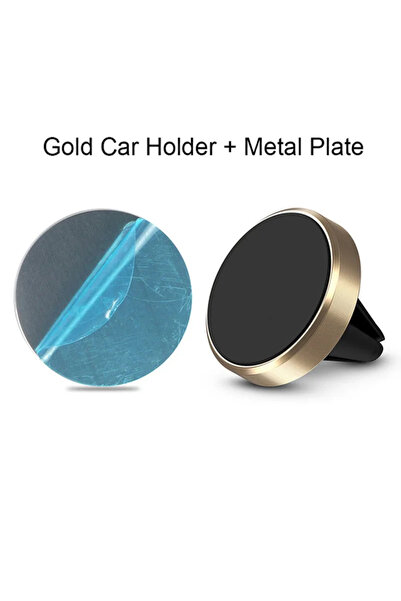 Choice Golden Magnetic Car Phone Holder Air Vent Magnet Smartphone Mobile Sta...