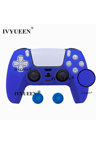 Choice Blue IVYUEEN Studded Protective Cover Skin for PlayStation 5 DualSense...