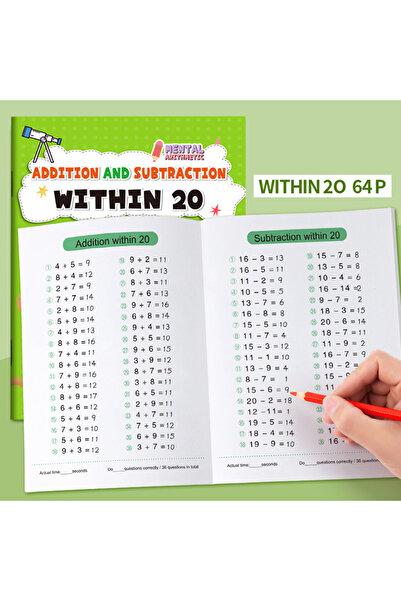 Choice1 Arithmetic within 20 1Book Child‘s Addition and Subtraction Arithmeti...