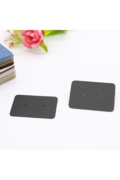 Choice Black 50pcs Earring Cards Packaging 2.5x3.5cm Ear Studs Display Card C...