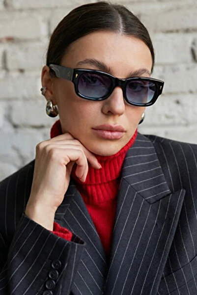 Chunky Frame Marcos Unisex New Season Popular Black Blue Color Glass Square S...