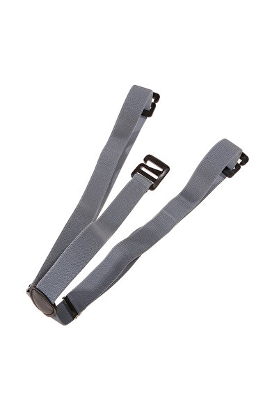 Choice1 grey 2.5cm Width Men's Suspenders New Creative 3 Hooks Suspenders Man...