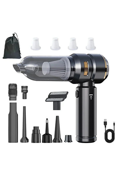 Choice Black 4HEPA Bag 4HE Car Vacuum Cleaner High Power Portable Handheld Wi...