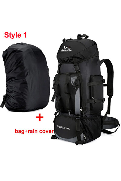 Choice BK ad cover style 1 90L Waterproof Hiking Camping Backpack Trekking Ba...