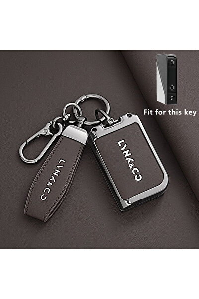 Choice11 for Lynk co 08 Style 11-Brown Zinc Alloy Car Key Case for LYNK&CO 08...