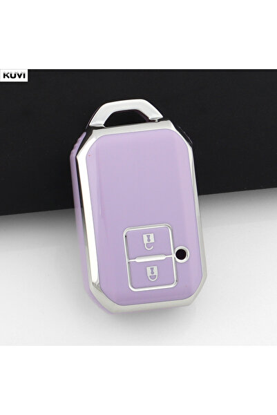 Choice18 Purple only case Fashion TPU Car Remote Smart Key Holder Cover Case ...