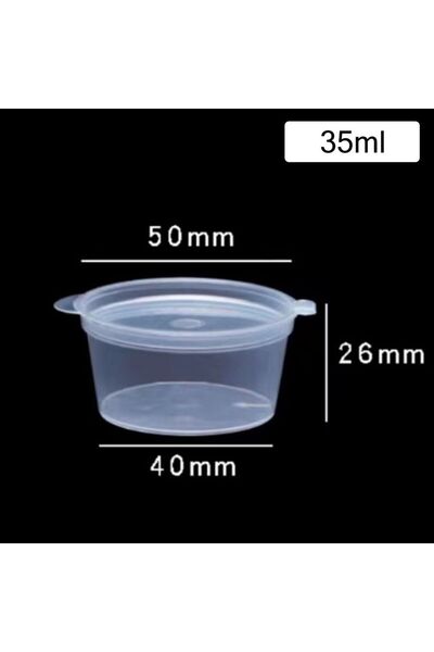 Choice 35ml style 1 Creativity 50pcs Sealed and Leak-proof Disposable Sauce C...