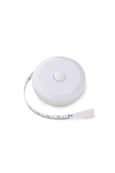 Choice1 Round White 150cm/60" Mini Measure Plastic Ruler Roll Tape Accurate M...