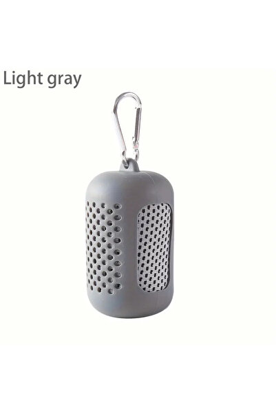 Choice 30x80cm silicone-gery Outdoor Microfiber Quick Drying Sports Cooling I...