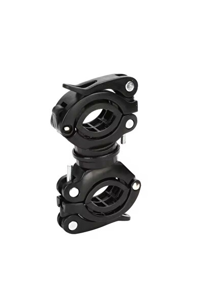 Choice Black Handlebar Rack Bicycle Motorcycle Flashlight Headlight Holder Fi...
