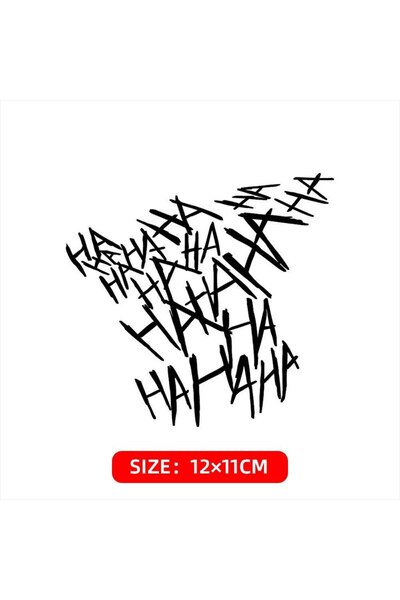 Choice5 Style C- Black 1pcs Motorcycle Stickers Skull Demon Claw HAHA Decals ...