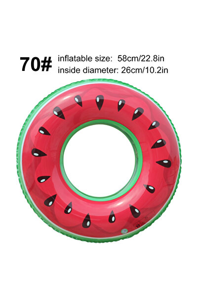 Choice 70 1PC Watermelon Pool Float Tube for Adults - Inflatable Swim Ring fo...
