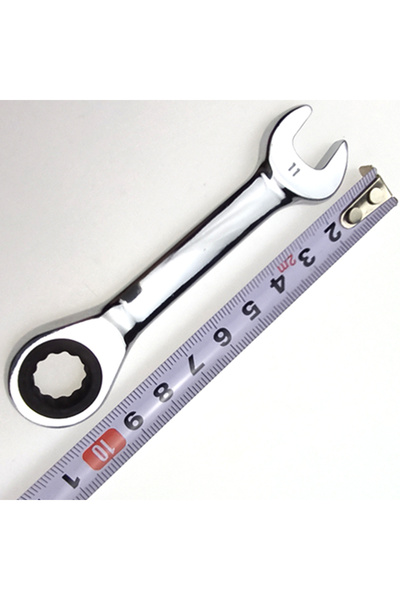 Choice3 11mm 8-19mm Short Handle Ratchet Handle Wrench CR-V Combination Wrenc...
