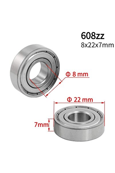 Choice7 10Pcs 608zz 10Pcs/lot Ball Bearing 625zz 5x16x5mm Carbon Steel Bearin...