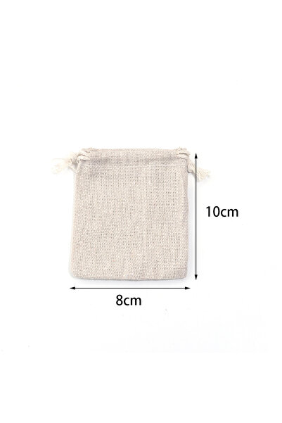 Choice 8X10mm 10pcs 5-10pcs Cotton Bags Gift Drawstring Pouch Gift Box Packag...
