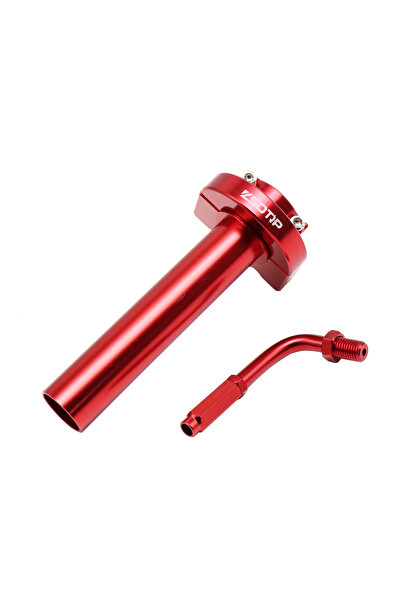 Choice Red ZSDTRP 22mm Universal CNC Aluminum Accelerator Throttle Twist Grip...