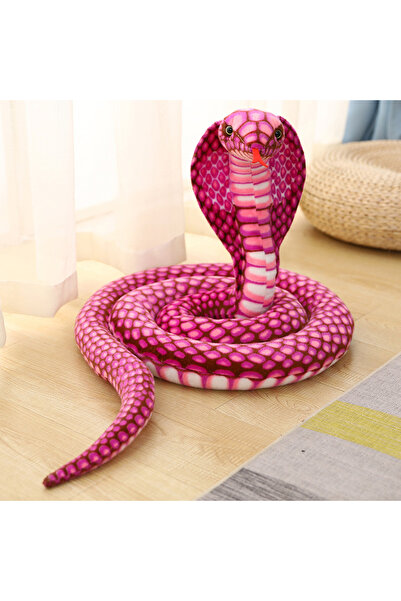 Choice 170cm Pink Cobra 80/170/240cm Simulated Colorful Cobra Plush Toy Stuff...