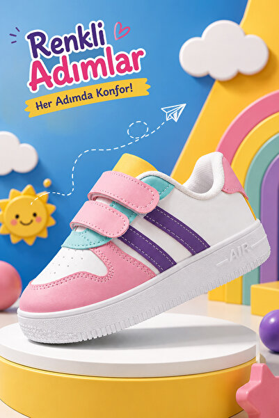 İmerShoes Dnevne sportske cipele za devojčice, bele, ljubičaste, roze, lila, ...