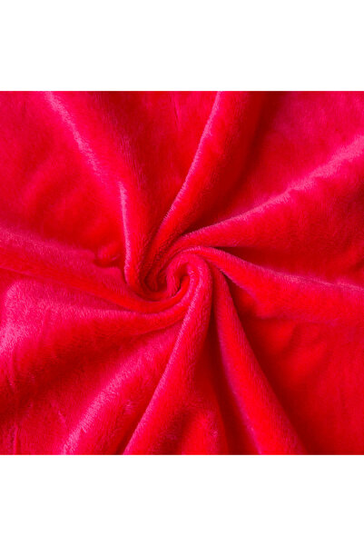 Choice 75x45CM(29x17in) Red Big Size Solid Color Short Plush Velvet Fabric Su...