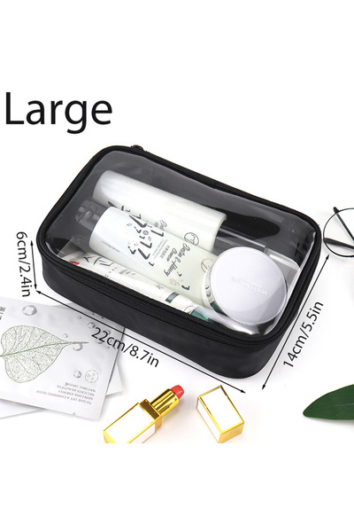 Choice L Women Clear Makeup Bag,Waterproof Toiletry Bag, Carry on Makeup Bag,...