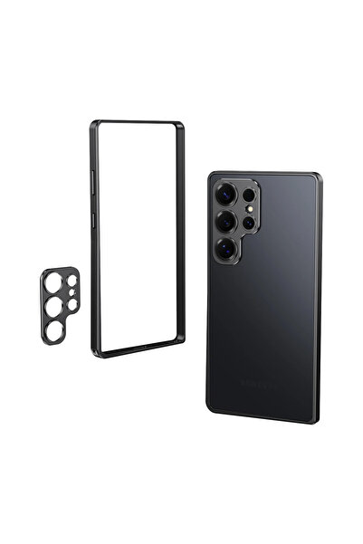 Choice16 Galaxy S24 Ultra aluminum With metal lens black Aluminium Alloy Fram...